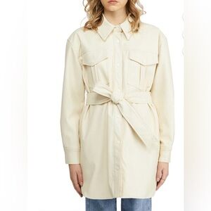 NVLT Cream Belted Jacket